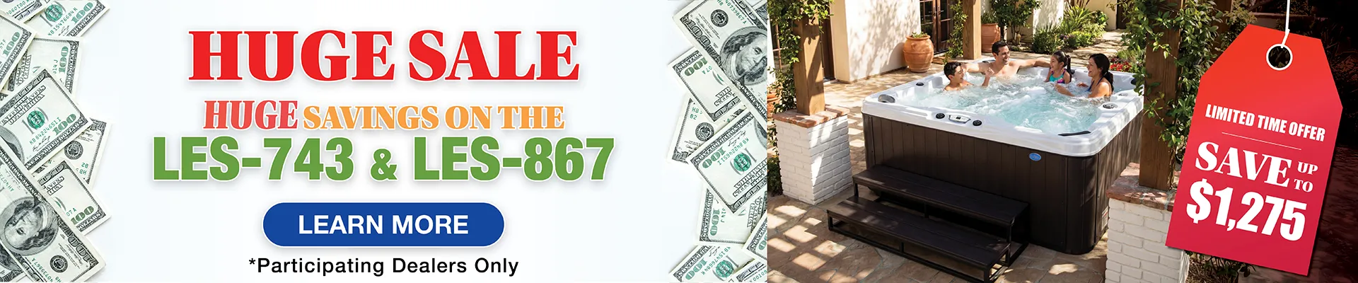 Calspas hot tub being used in a family setting - Budapest